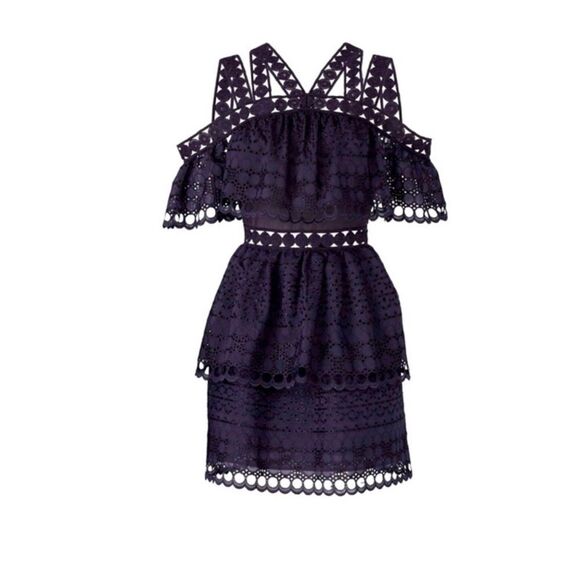 Self-Portrait
Embroidered Tiered Mini Dress Mini Dress W/ Tags - Picture 2 of 6